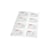 Lot de 10 pochettes perforées ESSELTE - Polypropylène - Pour cartes de visite
