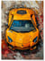 Affiche supercar - Style peinture moderne | A3 : 29,7x42cm