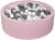 Piscine à balles Aire de jeu + 450 balles rose blanc, perle, gris - Velinda