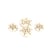 Lot de 3 boutons gouvernail ivoire