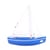 Le Sloop Bleu - Bateau en bois 21cm - Maison Tirot