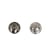 Lot de 6 boutons métal ancre argent