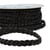 Bobine 15m Galon tressé Noir/noir 12mm