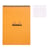 Bloc notes - A4 - 21x29,7cm - Petits Carreaux - 80 feuilles - Orange - Avec spirale - Rhodia