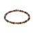 Bracelet en pierres Oeil de tigre, Obsidienne et Hématite Taille M - Sloya