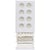 Boutons et rubans, Etoiles, 8 Boutons Rubans à  1m, , beige