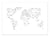 Affiche 50 x 70 cm -  Geometric world - White - Albertine Baronius