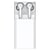 Ecouteurs Bluetooth 5.0 HiFi Stereo Sans Fil Étanche Réduction De Bruit Blanc YONIS