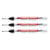 Lot de 3 marqueurs de précision pointe fibre extra longue 1 mm - EDDING - Noir
