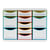 Moule de classement Storebox Multi 11 tiroirs Black Office - Blanc/arlequin - Exacompta