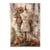 1 feuille de papier de riz 22.5 x 32 cm découpage collage Paper Designs VINTAGE MANEQUIN FLEUR 0049