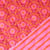 Tissu Matelassé réversible Lila fleurs Roses sur fond Bordeaux