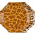 6 Assiettes Safari Chic