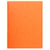 Chemise simple sans élastique avec 3 rabats carte lustrée 400gm2 - A4 - Orange - x 25 - Exacompta