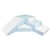 Set de 4 blocs en mousse pour le jeu blanc, bleu (pastel) - Velinda