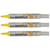 Lot de 3 marqueurs tableaux blancs - PENTEL - MAXIFLO MWL5S - Pointe conique 4,0 mm - Jaune