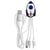 YELLO KOKO Câble 5 en 1 Andy XXL Micro USB / USB C / Lightning vers USB A et C Fusée 1m Blanc / Bleu