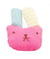Mini lapin Mignon et délicat en tissu rose - Phildar Rose vendu par 50 cm