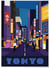 Affiche ville Tokyo | A3 : 29,7x42cm