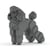 Chien Grand Caniche gris Taille standard | JEKCA | 14 ans et +