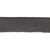 Bobine 20m Tresse tubulaire spéciale sportswear gris noir