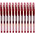Lot de 12 stylos à bille PILOT G1 GRIP - Encre gel rouge - Pointe large