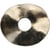 MégaCréa - Anneau donut ovale métal 40x35 mm Argenté