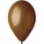 10 Ballons Marron Mat Ø30cm