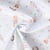 Tissu Pique de Coton  Nube Circus sur fond Blanc