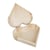 Boite en bois Coeur avec fermoir magnétique 25,3x24x6 cm