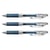 Lot de 3 Stylos roller encre gel rétractable EnerGel Pure BL77 Pointe 0,7 mm bleu nuit
