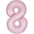 Ballon Géant Rose Mat - Chiffre 8