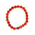 Bracelet Cornaline Perles rondes 8 mm - Omsaé