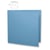Carte carrée, double,uni, FSC Mix Credit, bleu azur, 150x300mm, 220g / m², 5 pces