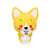 Peluche - Peluche Little Corgi Cuties 20 cm : Corgi - In Love