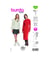 Patron Burda 5859-Robe & tee-shirt taille n°FR 36-46
