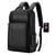 Sac À Dos Ordinateur En Cuir Véritable Grande Capacité Anti-Vol Confortable Noir YONIS