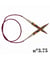 Aiguilles à tricoter circulaires fixes en bois cable 80 cm Symfonie du n° 3,75 à 6,5 - Knitpro taille n°3,75