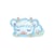 Lot de 3 écussons  monstre rigolo chèvre bleue 5,5cm x 3,5cm
