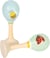 Maracas Petits amis en bois - Smallfoot - Jaune