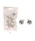 Grelots laiton 18 mm - sachet de 6 - coloris or ou argent argent