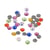 25 Perles Cabochon Strass brillants thermocollants Hotfix en verre multicolore Diamètre 6 mm - grade AA