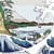 ENJOY ART - ENJOY ART - Peinture par numéros 30x30cm Le Mont Fuji