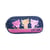 Trousse scolaire 2 compartiments Lili Lou Bleue BAGTROTTER