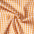 Tissu Rayures Laury Petits carreaux 5 mm Jaune safran