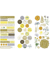 3 Feuilles de stickers Botanica ARTEMIO