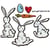 Matrices de découpe - Lapins - 15 dies Thinlits - Tim Holtz - Sizzix