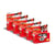 AGFA PHOTO 601020 - PAck 5 Appareils Photo Jetable LeBox Flash, 27 photos, Objectif Optique 31 mm - Gris et Rouge