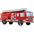 Ballon Aluminium Hélium Géant - Camion de Pompier Rouge 85 cm