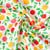 Tissu Coton imprimé Arty Navel Fraises, Citrons, Oranges sur fond Blanc